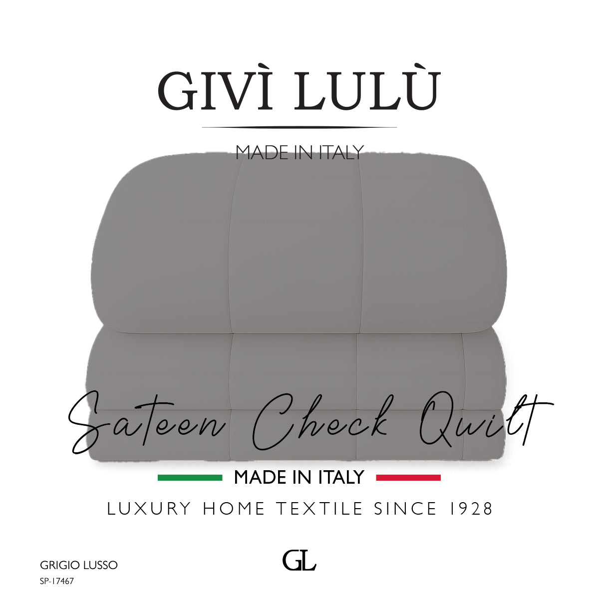 Check Quilt Winter - GRIGIO LUSSO