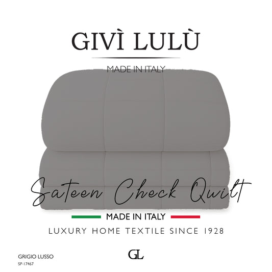 Check Quilt Winter - GRIGIO LUSSO
