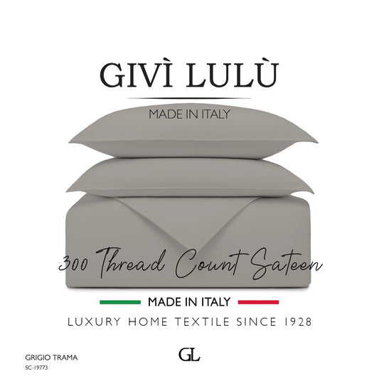 Solid 300 Thread Count - grigio trama