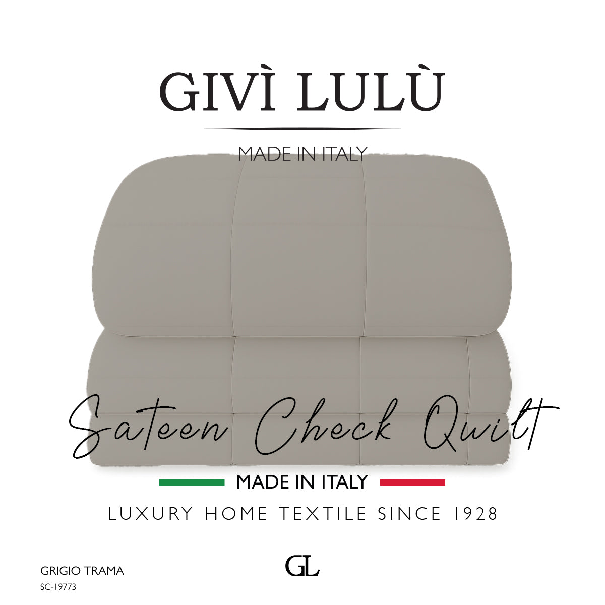 Check Quilt Winter - GRIGIO TRAMA