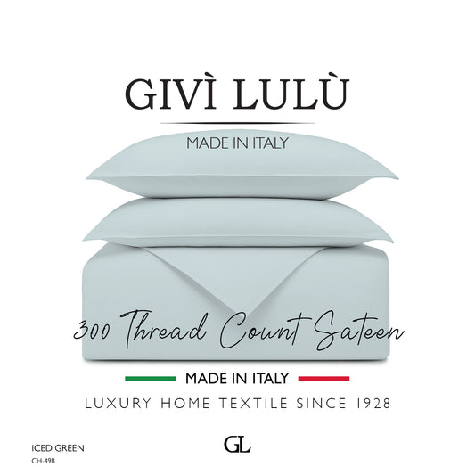 Solid 300 Thread Count - iced green