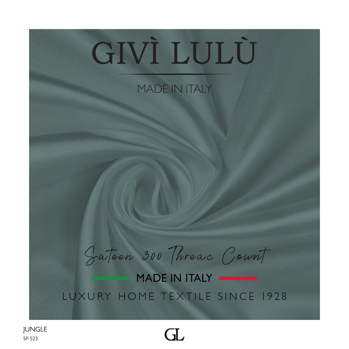 300 Thread Count Sateen Fabrics - JUNGLE