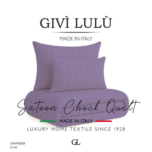 Check Quilt Mid Season - LAVANDER