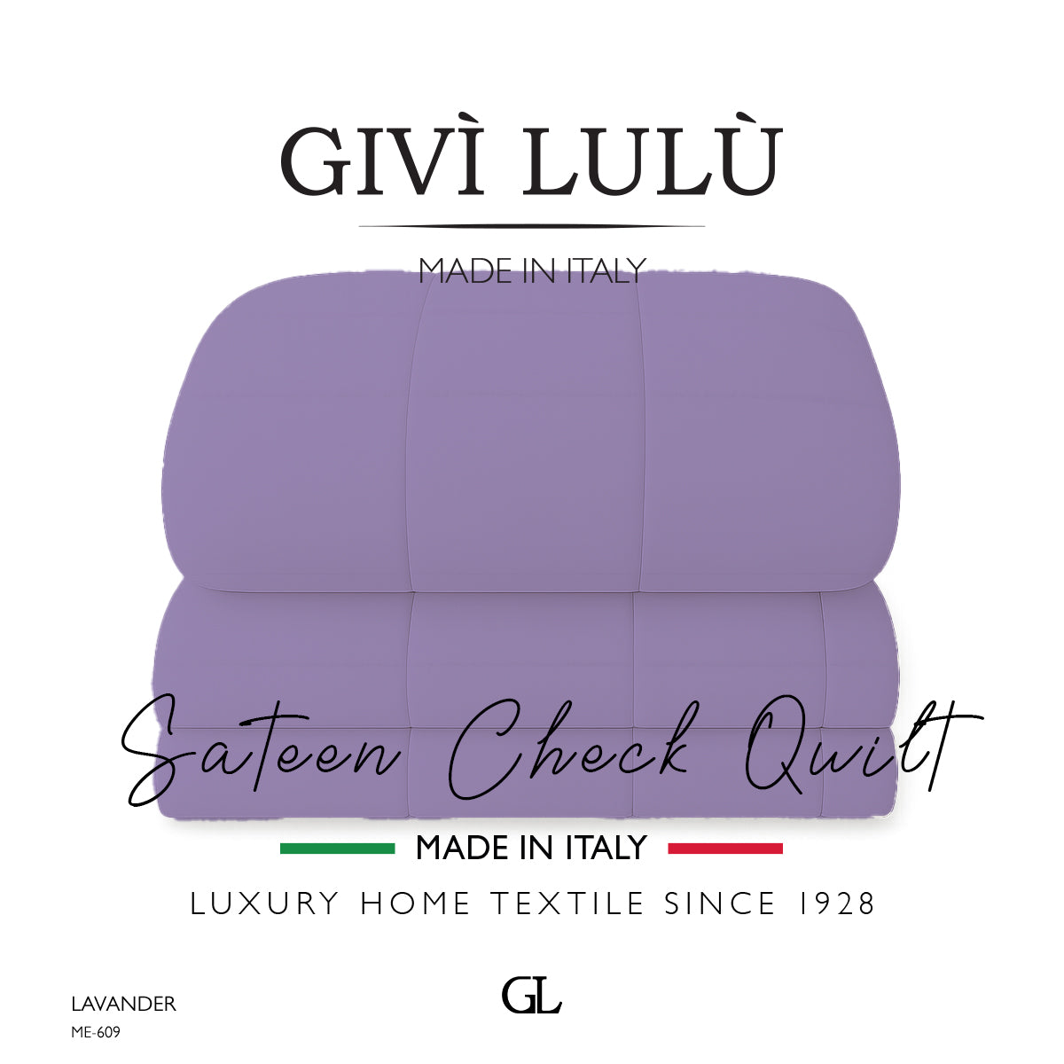 Check Quilt Winter - LAVANDER