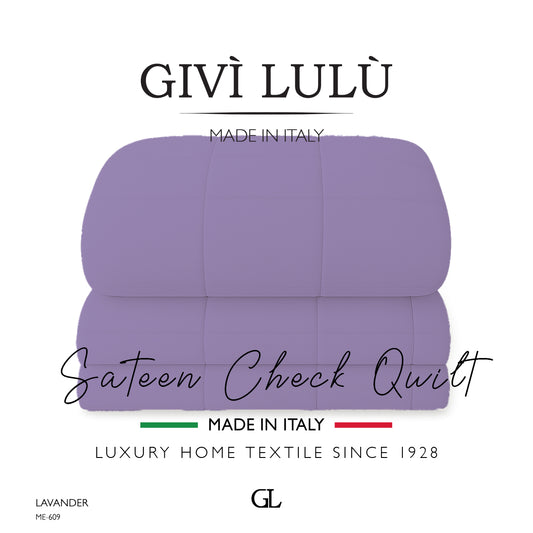 Check Quilt Winter - LAVANDER