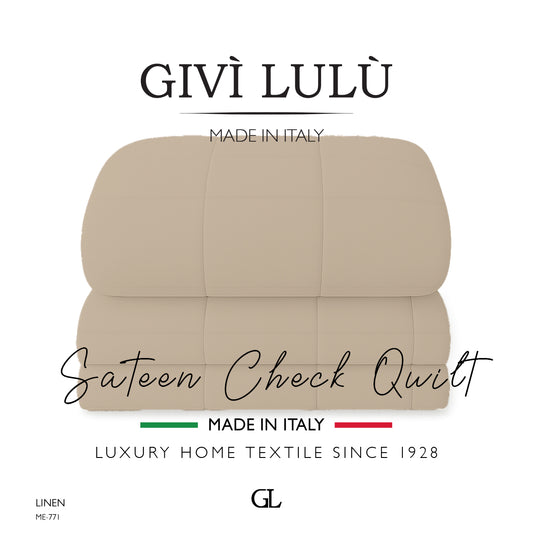 Check Quilt Winter - LINEN
