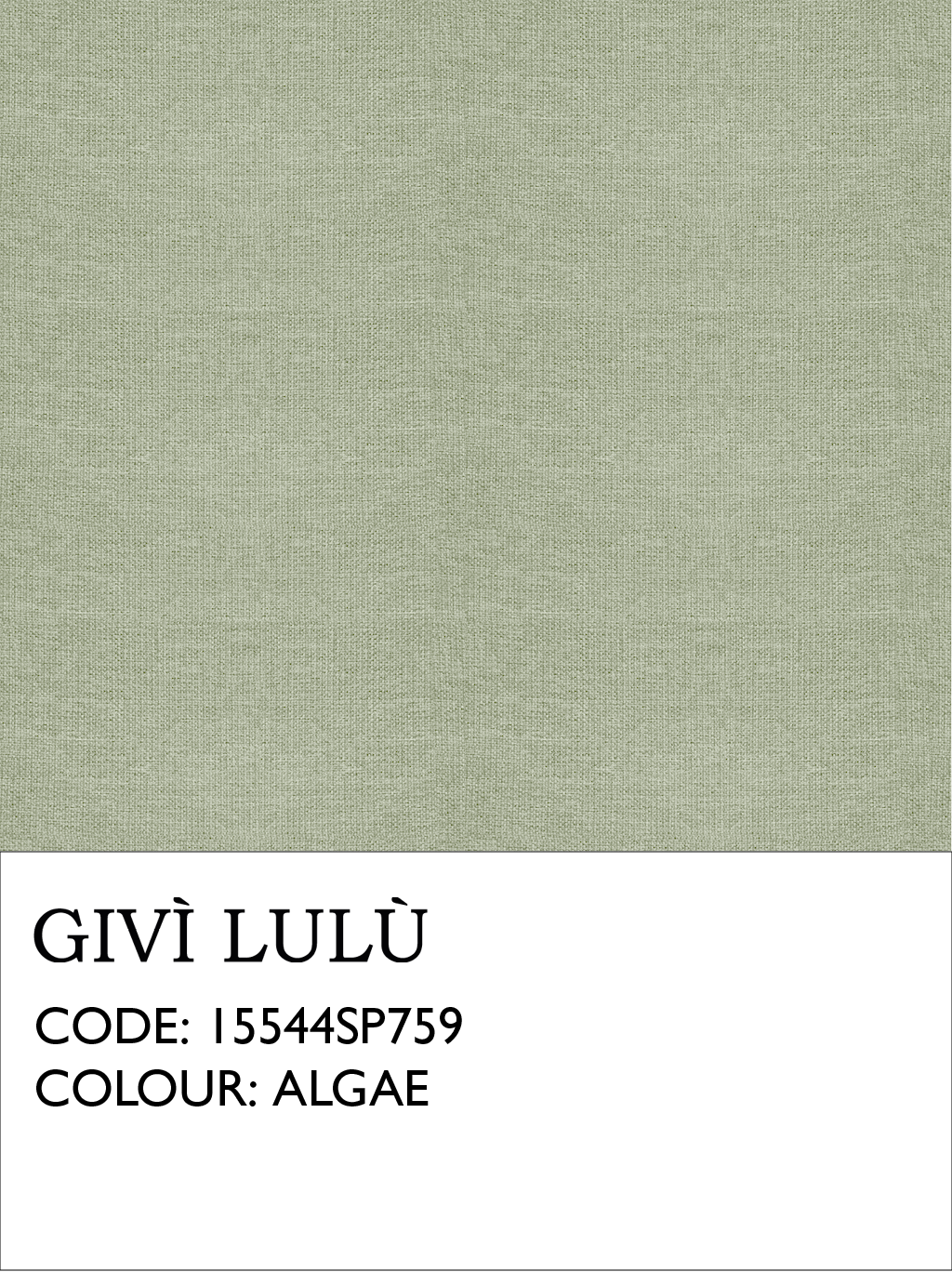 100% Linen Fabrics - Algae