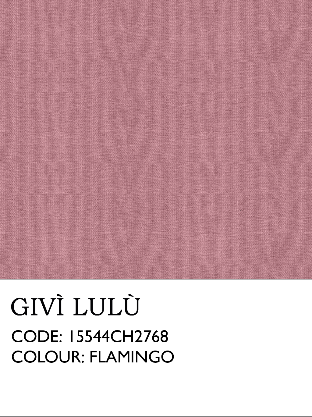 100% Linen Fabrics - Flamingo