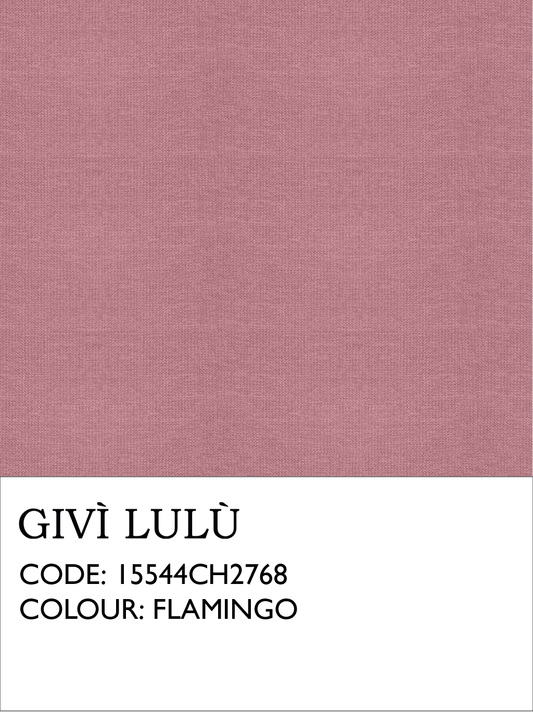 100% Linen Fabrics - Flamingo