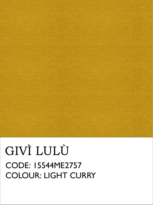 100% Linen Fabrics - Light Curry