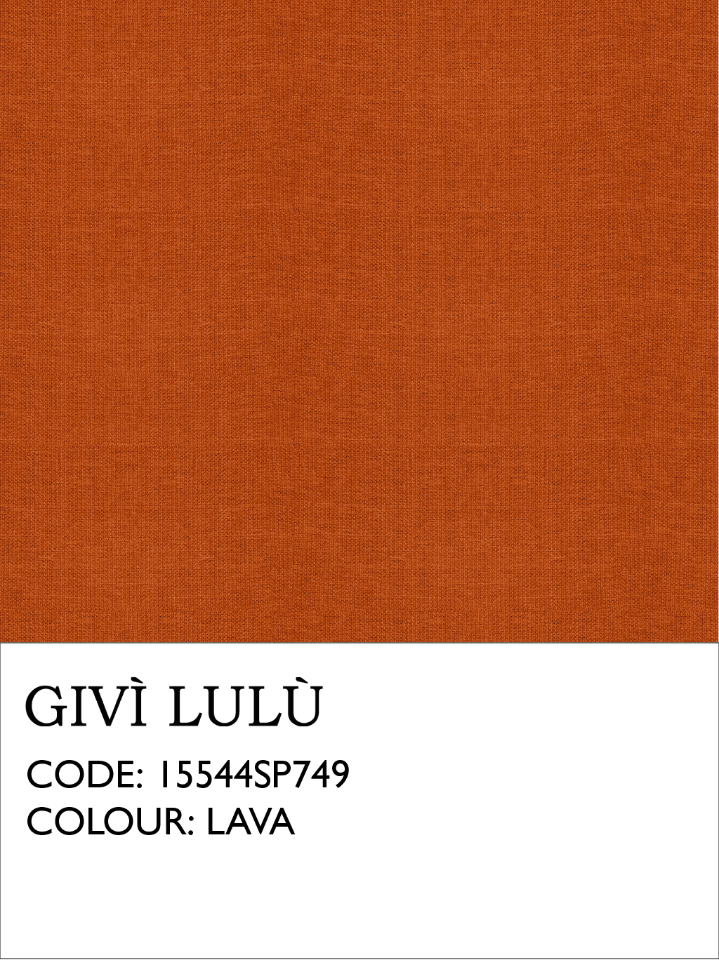 100% Linen Fabrics - Lava