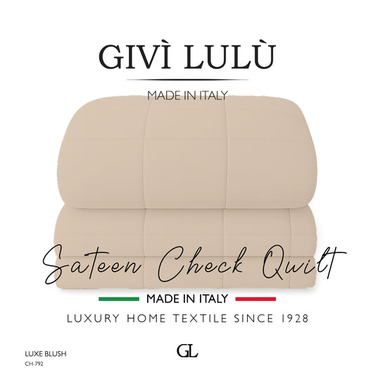 Check Quilt Winter - LUXE BLUSH