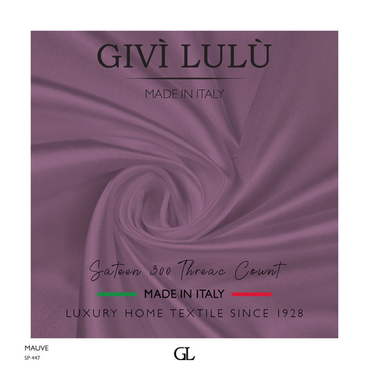 300 Thread Count Sateen Fabrics - MAUVE