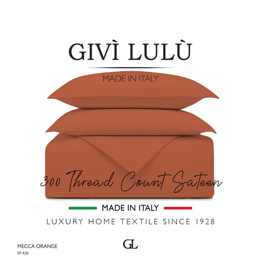 Solid 300 Thread Count - mecca orange