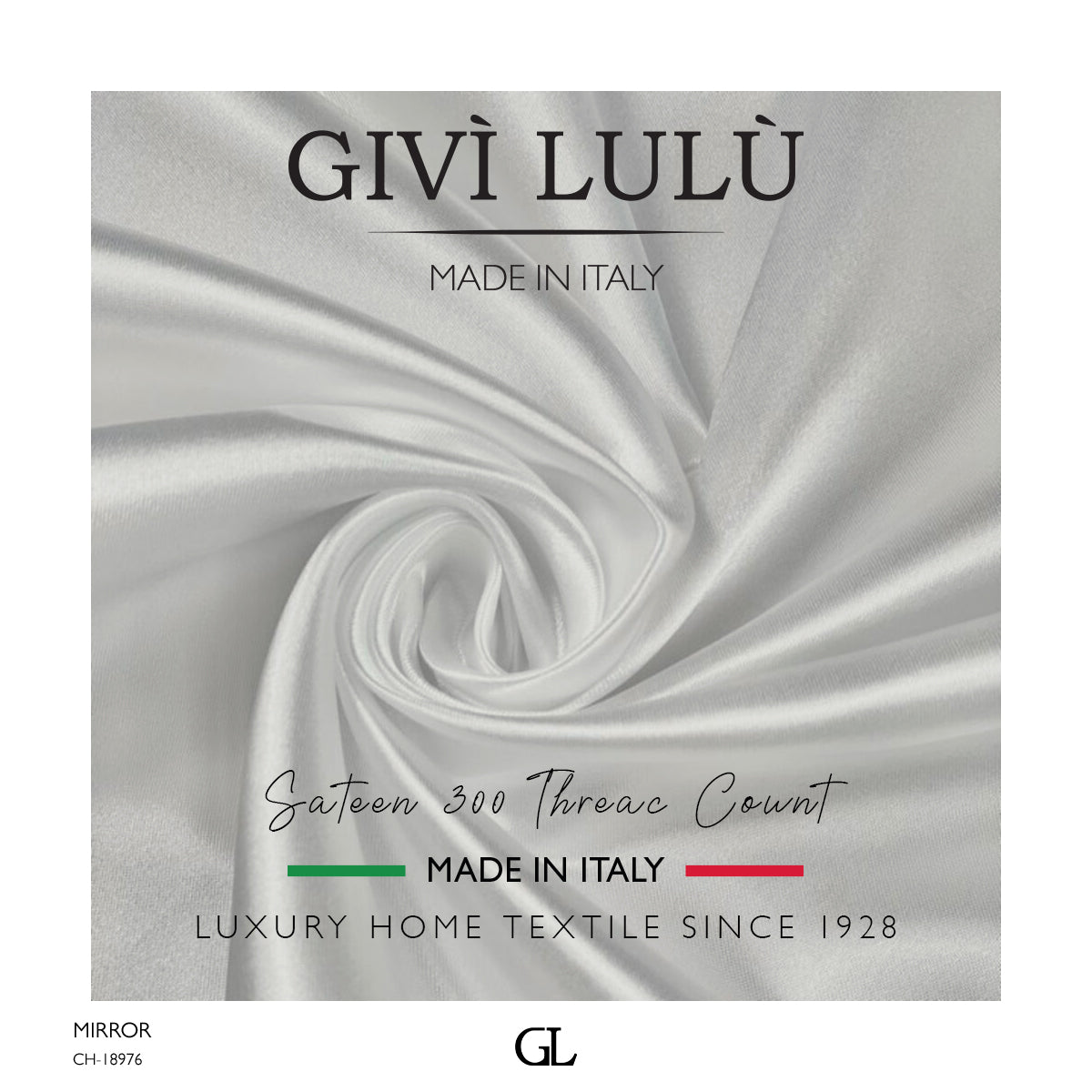300 Thread Count Sateen Fabrics - MIRROR