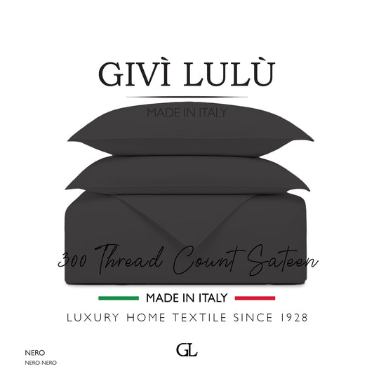 Solid 300 Thread Count - nero