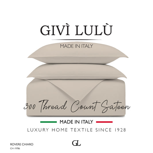 Solid 300 Thread Count - rosso apache