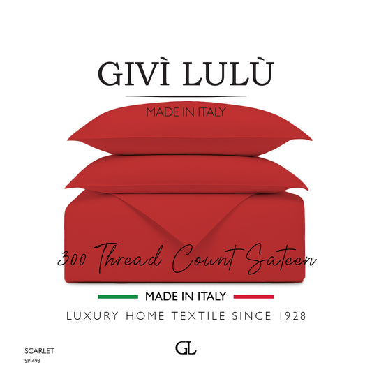 Solid 300 Thread Count - sangria