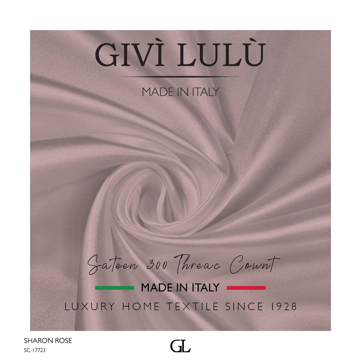 300 Thread Count Sateen Fabrics - SHARON ROSE