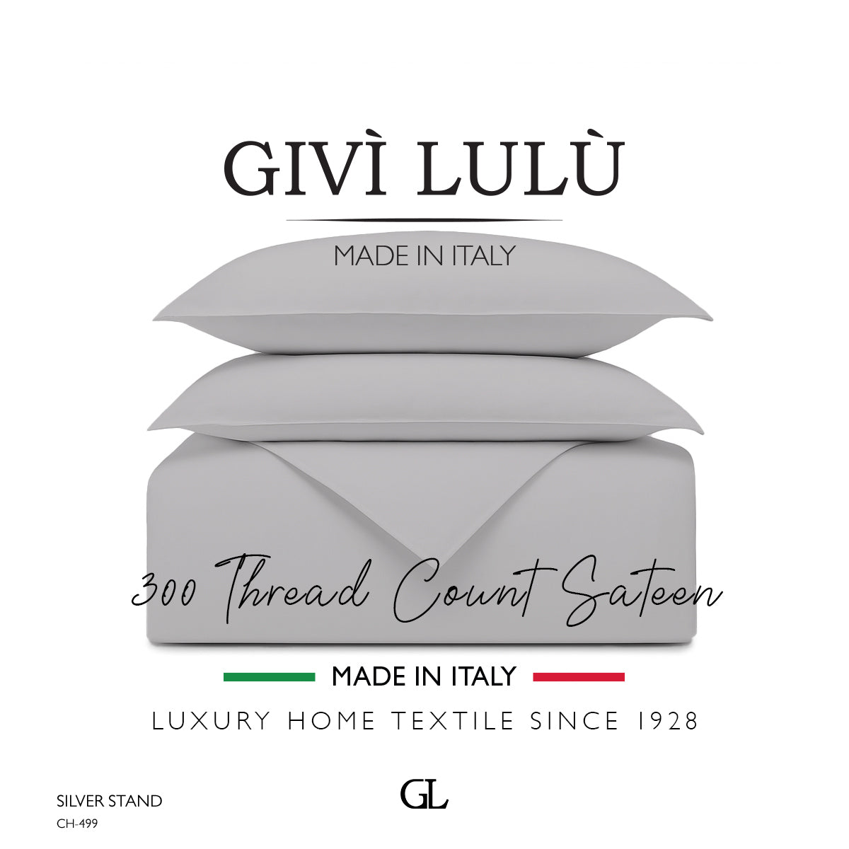 Solid 300 Thread Count - silver pink