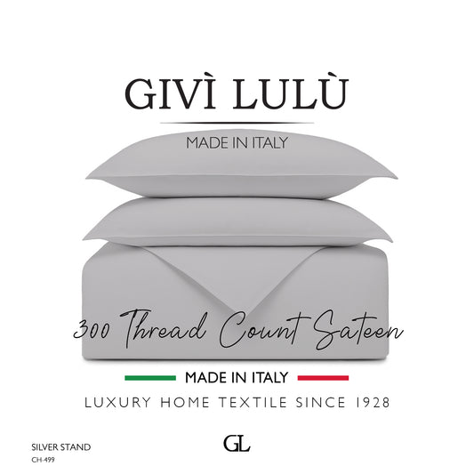 Solid 300 Thread Count - silver pink