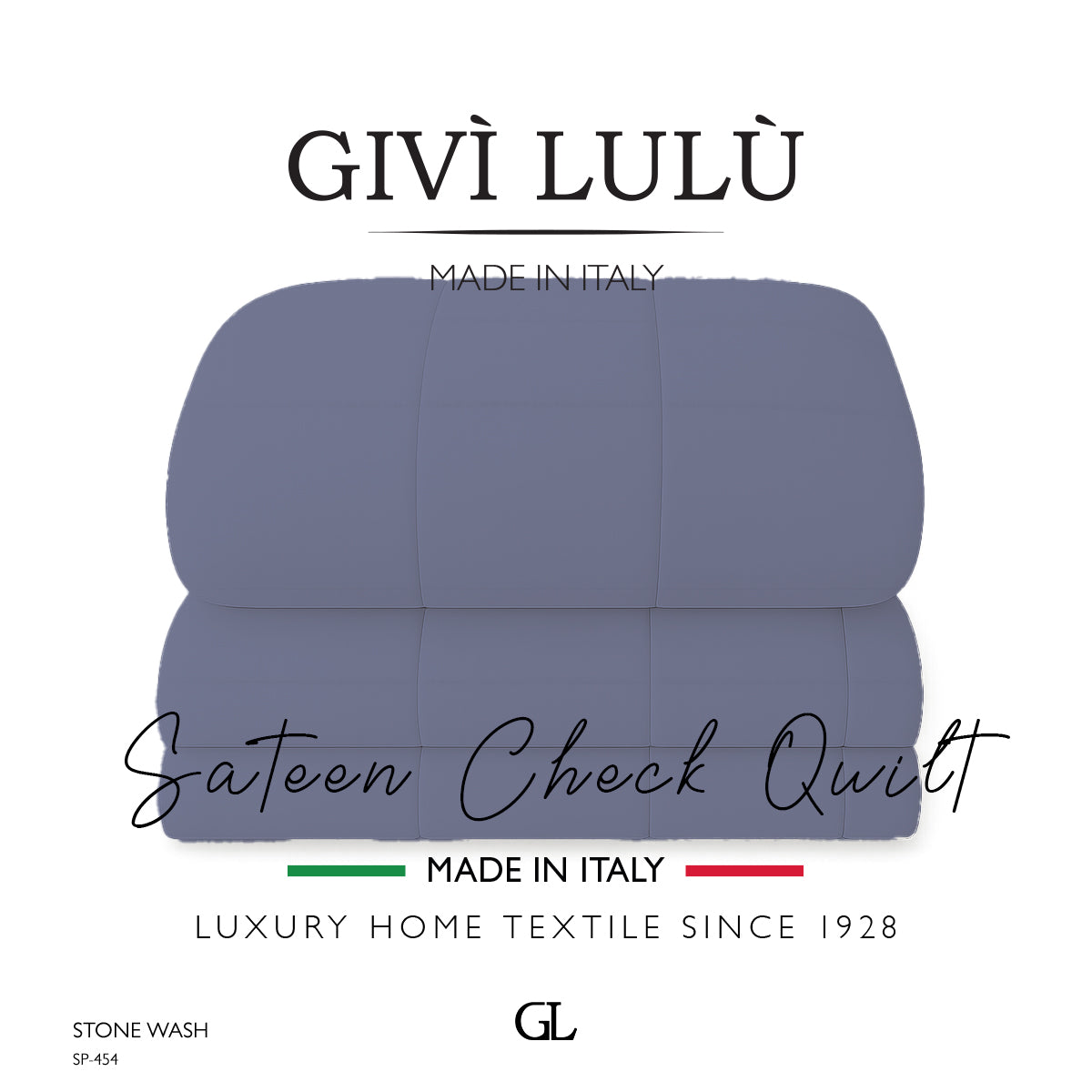 Check Quilt Winter - STONE WASH
