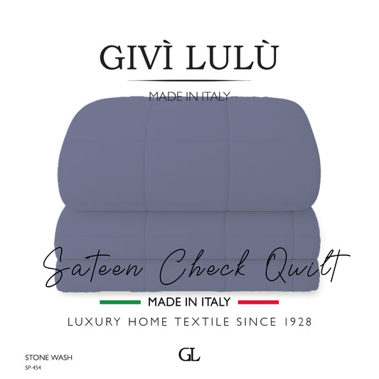 Check Quilt Winter - STONE WASH
