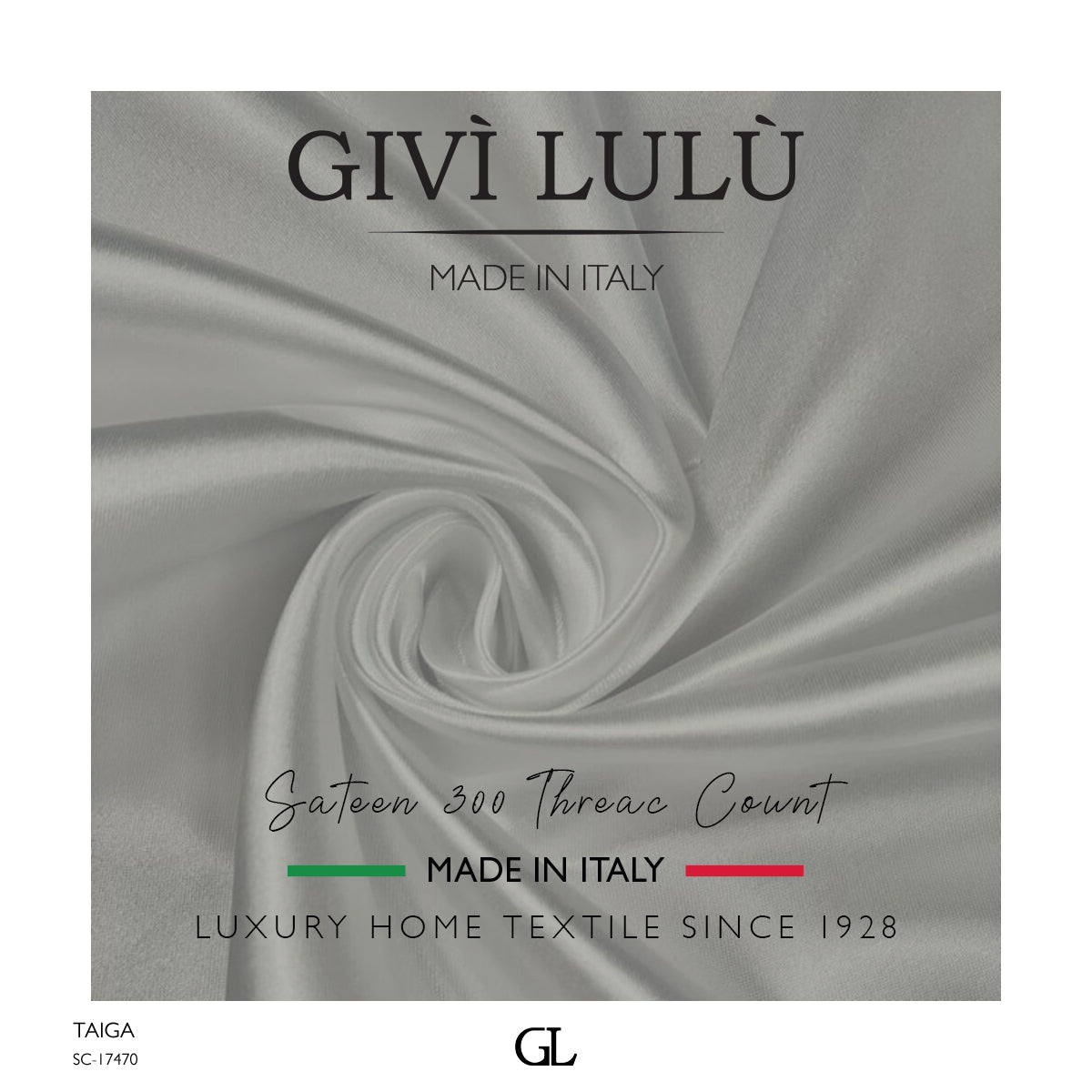 300 Thread Count Sateen Fabrics - TAIGA