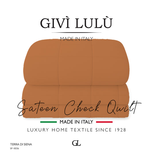Check Quilt Winter - TERRA DI SIENA