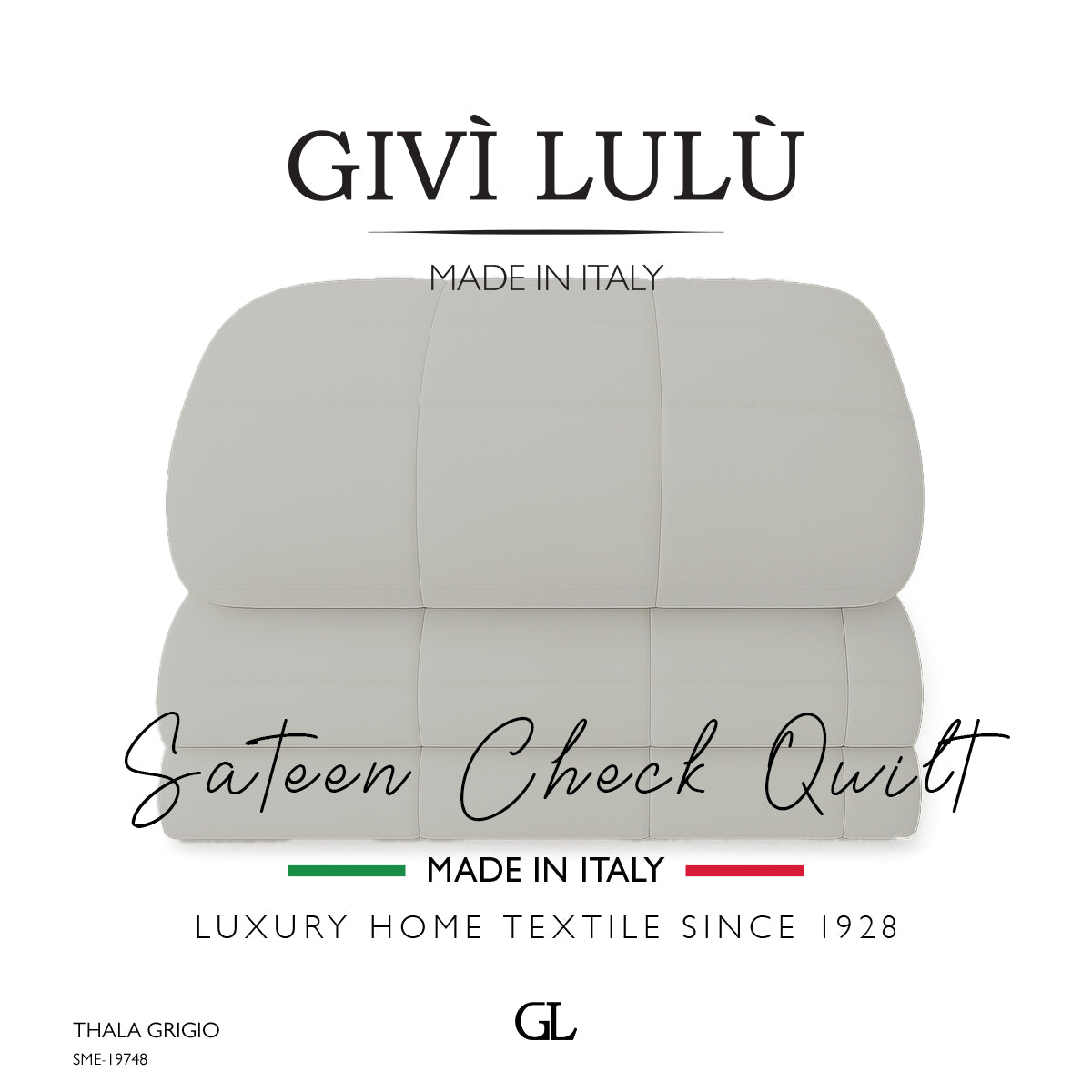 Check Quilt Winter - THALA GRIGIO